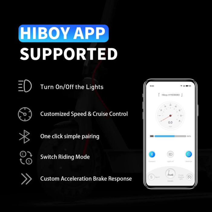 Hiboy S2 Pro Electric Scooter for City Commuter - Image 6