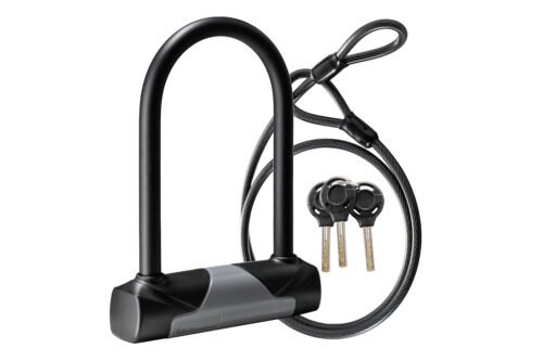 Bike U-Lock with Cable