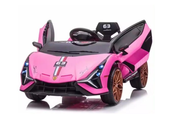 Kid's Lambo Ride On Sports Car | Remote Control | Music | Stories| Bluetooth| MP3 | EVA Tires| Leather Seat