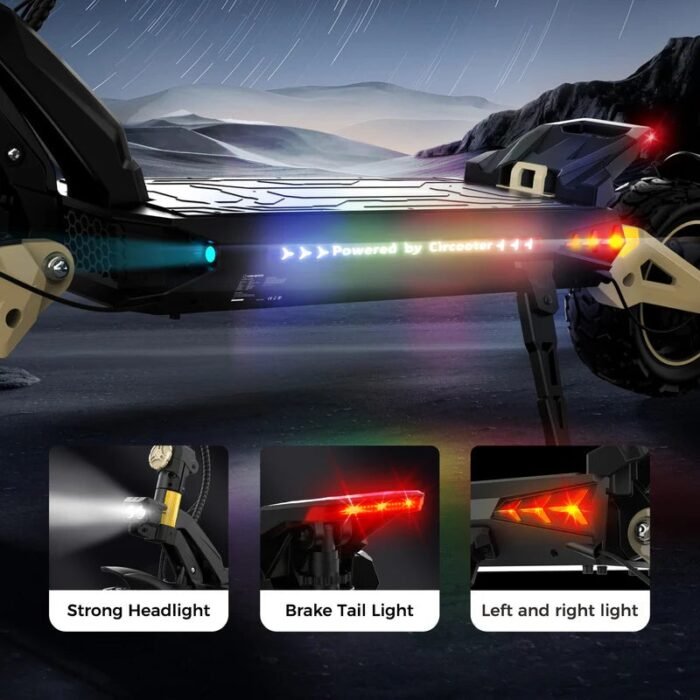 CIRCOOTER Cruiser Pro 2400W Dual Motor Off-road eScooter - Image 14