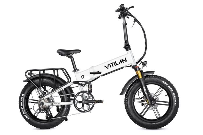 I7 Pro Folding Full Suspension Electric Bike - Image 3