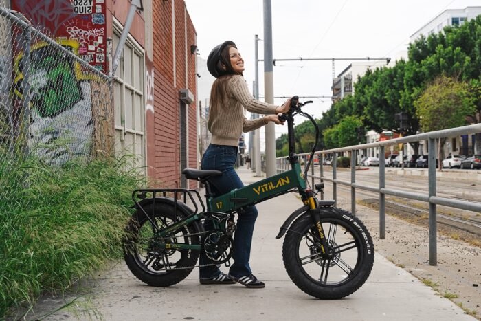 I7 Pro Folding Full Suspension Electric Bike - Image 5
