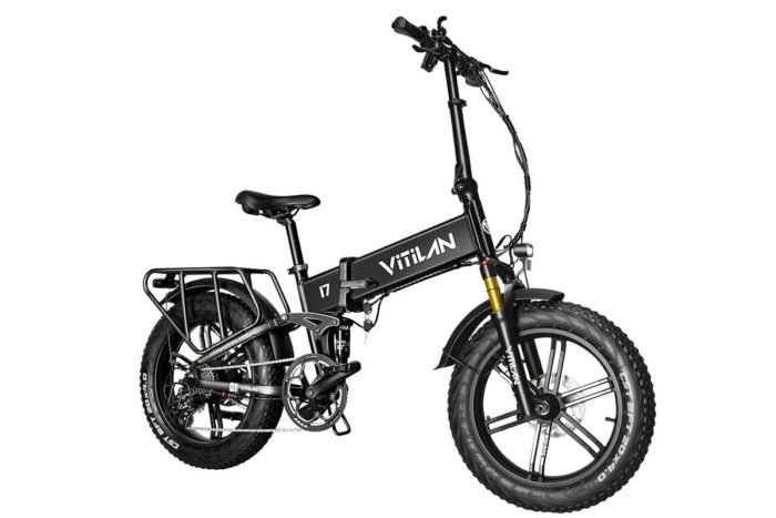 I7 Pro Folding Full Suspension Electric Bike - Image 9