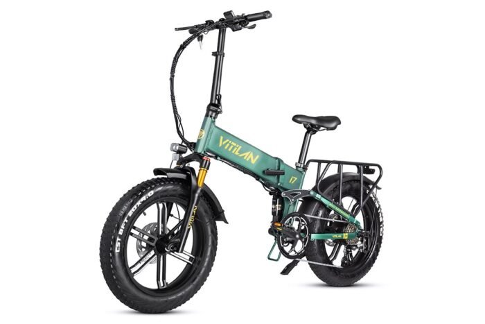 I7 Pro Folding Full Suspension Electric Bike - Image 11