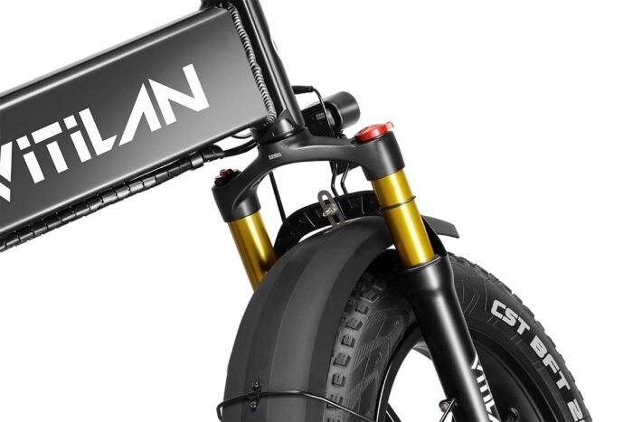 I7 Pro Folding Full Suspension Electric Bike - Image 13