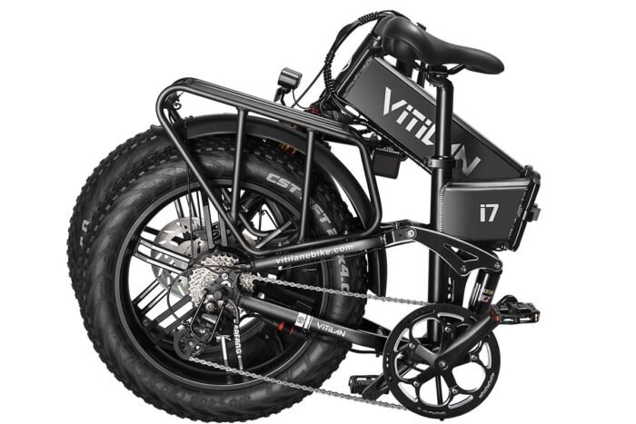 I7 Pro Folding Full Suspension Electric Bike - Image 16