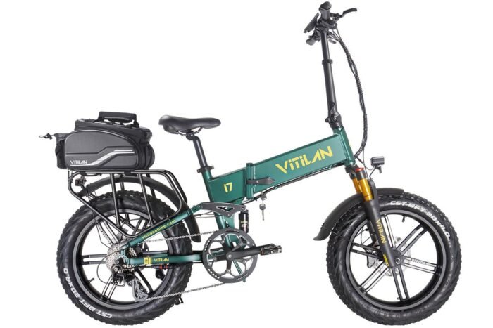 I7 Pro Folding Full Suspension Electric Bike - Image 18