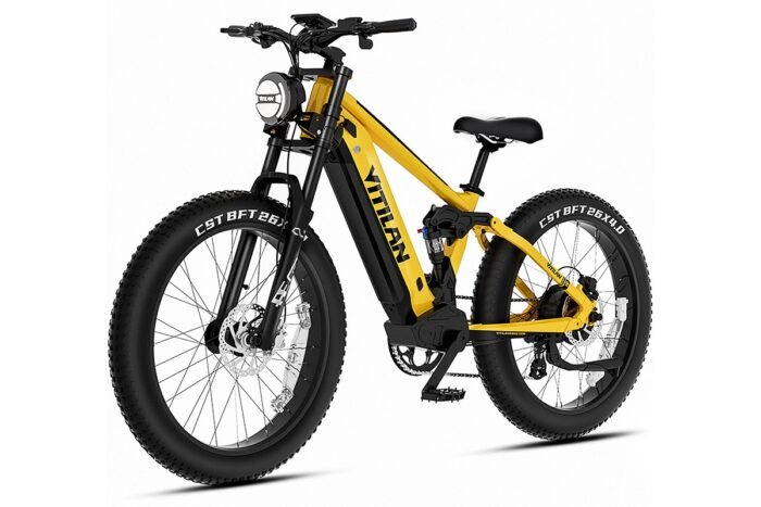 T7PRO Full Suspension Mountain E-bike - Image 22