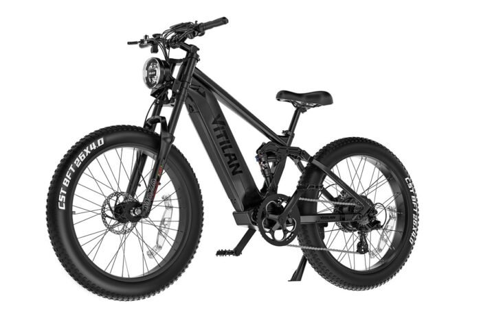 T7PRO Full Suspension Mountain E-bike - Image 18