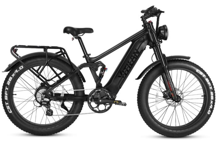 T7PRO Full Suspension Mountain E-bike - Image 6