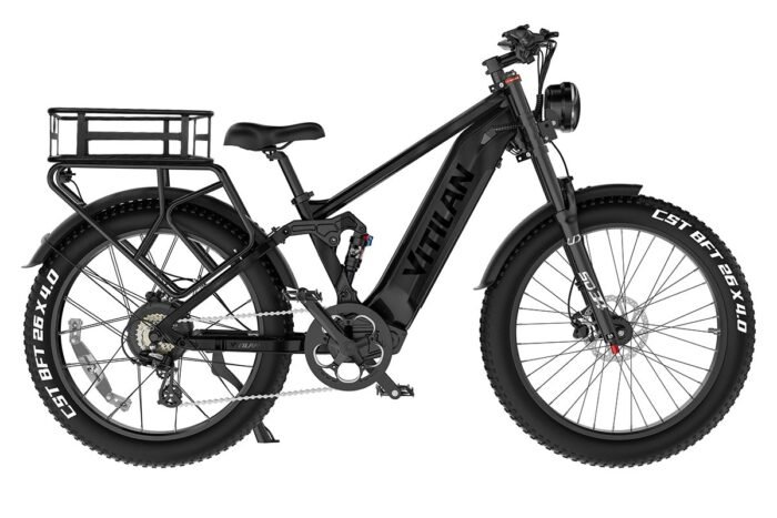 T7PRO Full Suspension Mountain E-bike - Image 7