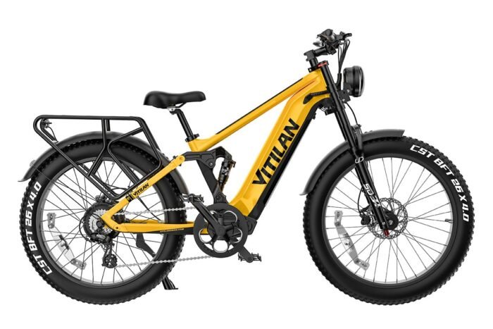 T7PRO Full Suspension Mountain E-bike - Image 8