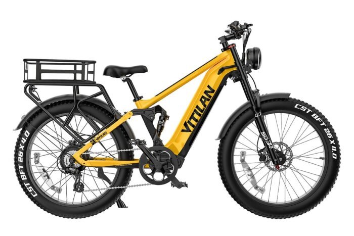 T7PRO Full Suspension Mountain E-bike - Image 11