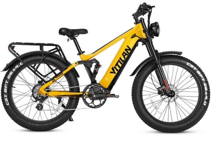 T7PRO Full Suspension Mountain E-bike - Image 13