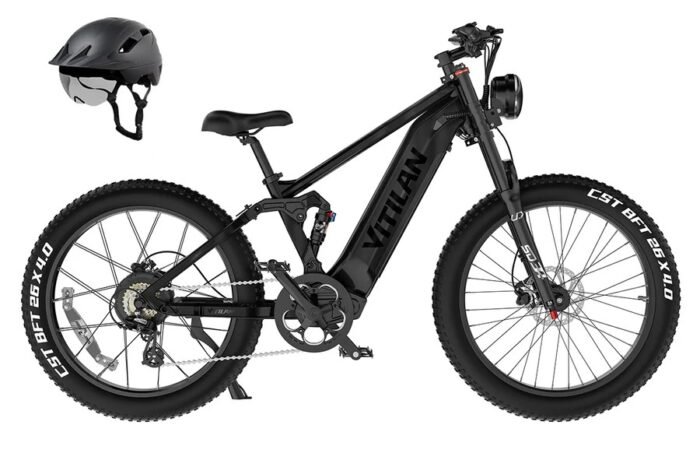 T7PRO Full Suspension Mountain E-bike - Image 3