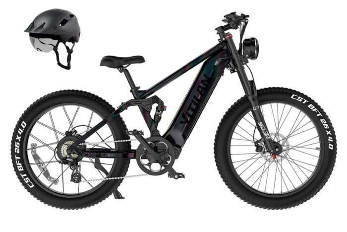 T7PRO Full Suspension Mountain E-bike - Image 2