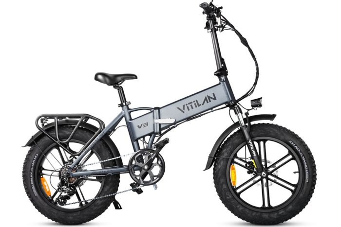 V3 2.0 Folding Fat Tires Adult All Terrain Electric Bike - Image 10