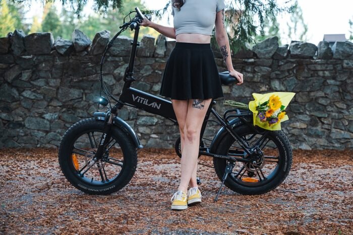 V3 2.0 Folding Fat Tires Adult All Terrain Electric Bike - Image 20