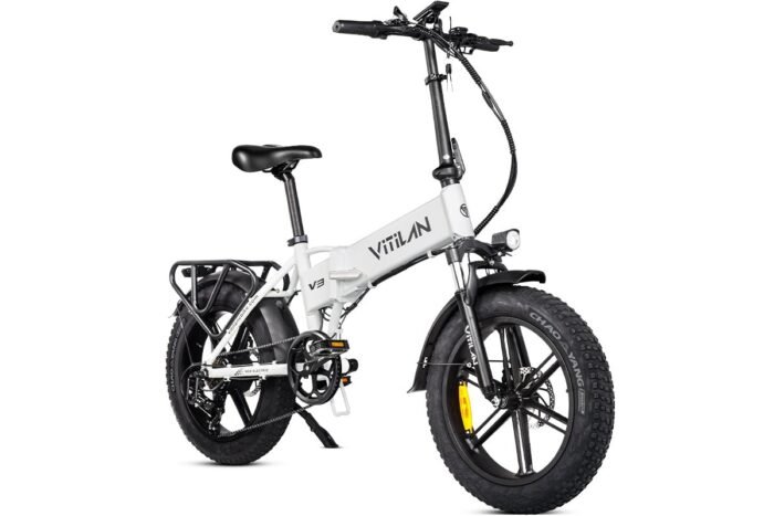 V3 2.0 Folding Fat Tires Adult All Terrain Electric Bike - Image 12