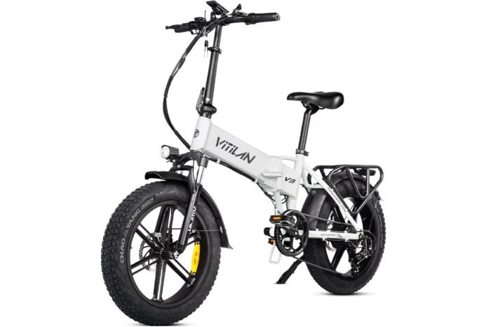 V3 2.0 Folding Fat Tires Adult All Terrain Electric Bike - Image 13