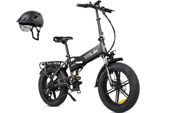 V3 2.0 Folding Fat Tires Adult All Terrain Electric Bike - Image 9