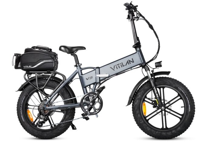 V3 2.0 Folding Fat Tires Adult All Terrain Electric Bike - Image 16