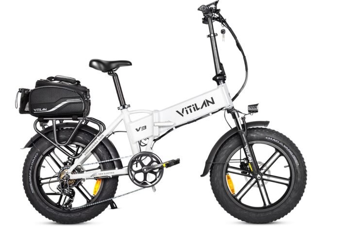 V3 2.0 Folding Fat Tires Adult All Terrain Electric Bike - Image 14