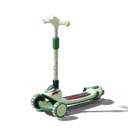 Kids 3 Wheels Foldable Kick Scooter | Music | Adjustable Height | lighting tires
