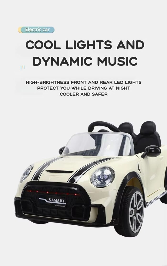 Kids Cooper Betsy | 4WD | Bluetooth Speakers,Music,MP3,USB | EVA tires | Leather seats - Image 4