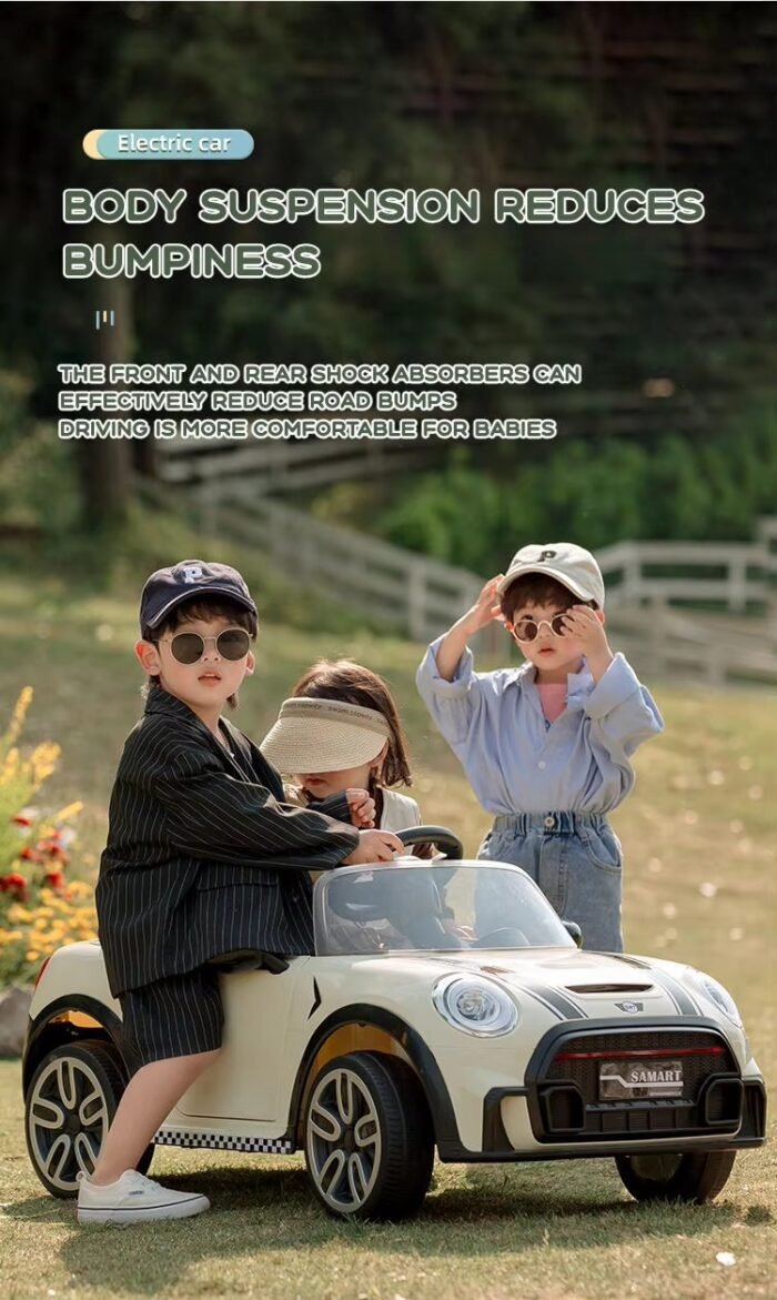 Kids Cooper Betsy | 4WD | Bluetooth Speakers,Music,MP3,USB | EVA tires | Leather seats - Image 5