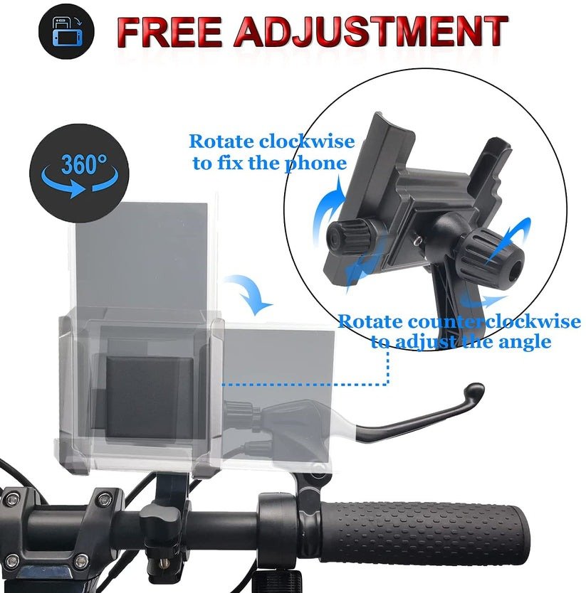 Vitilan 360° Rotation Adjustable Universal Bike Accessories Bike Phone Holder - Image 3