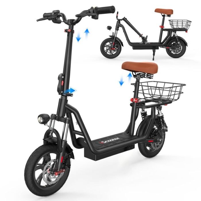 iScooter i12 500W e Scooter with Seat - Image 12