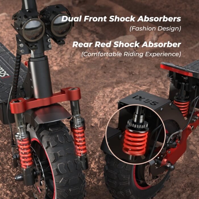 iScooter iX5S 1000W Off Road Electric Scooter - Image 4