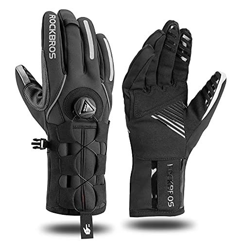 Winter Gloves for Men Full Finger Touchscreen Cycling Gloves for Hiking Motorcycle