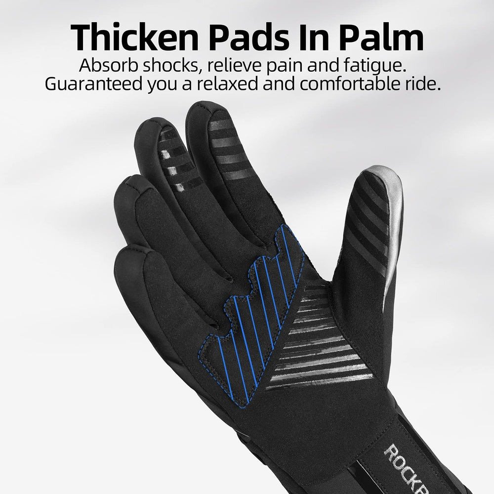Winter Gloves for Men Full Finger Touchscreen Cycling Gloves for Hiking Motorcycle - Image 6