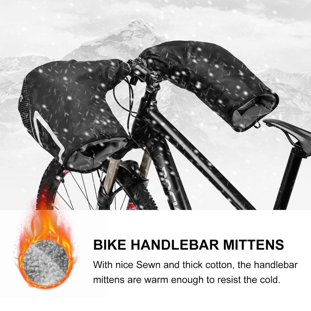 Winter Handlebar Mittens - Extreme Cold Weather MTB Fat Bike Pogies - Image 6
