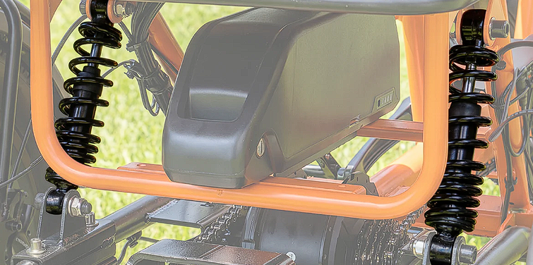 Upgraded Dual Rear Suspension