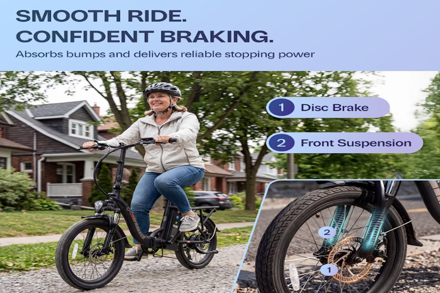 EMMO OTO Victor 20" Foldable Step-Thru Electric Bike for Adults - Image 4